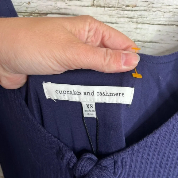 Cupcakes and  cashmere blue midi dress size xs NWT - Picture 8 of 9